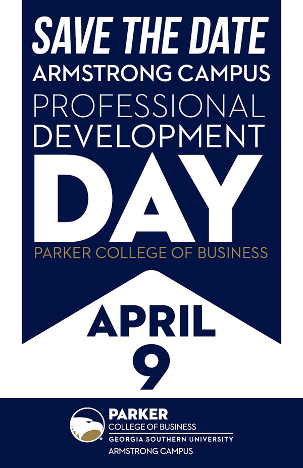 Save the Date Professional Development Day April 9th